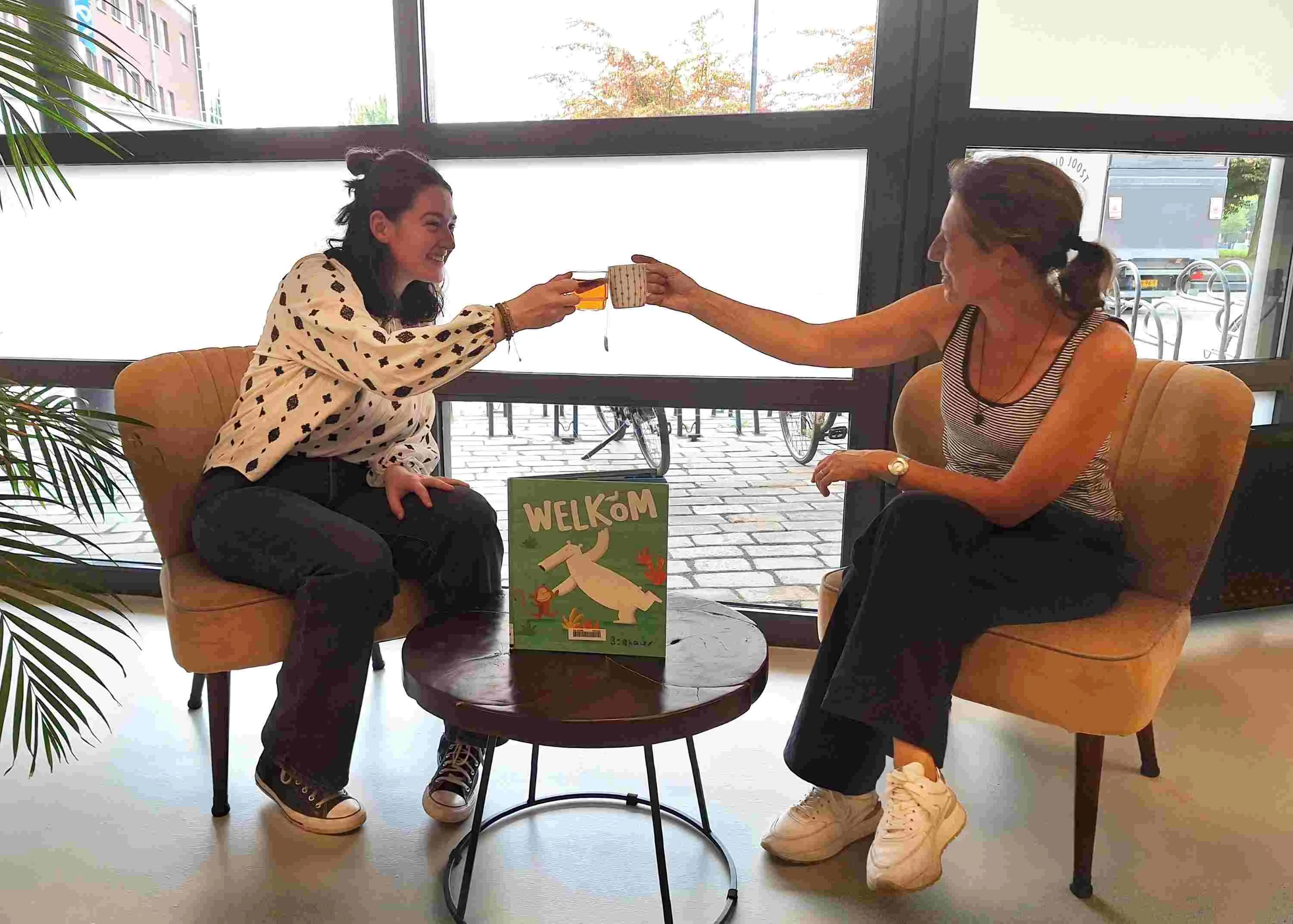Heropening bieb - Eva en Judie