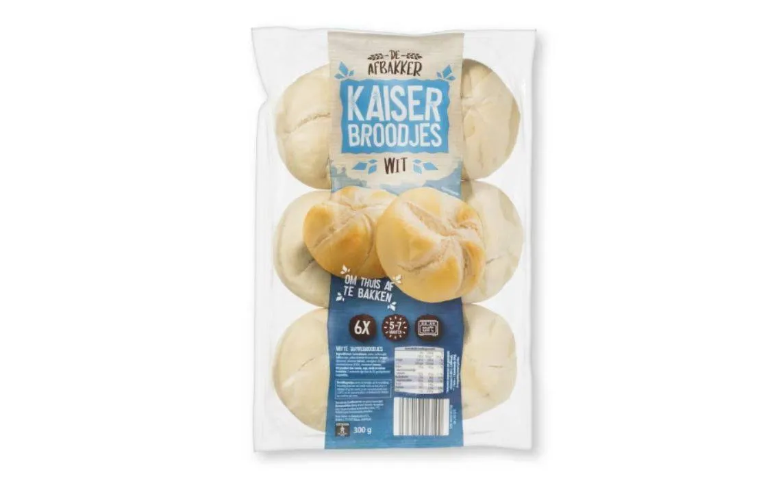 ALDI Kaiser witte afbakbroodjes
