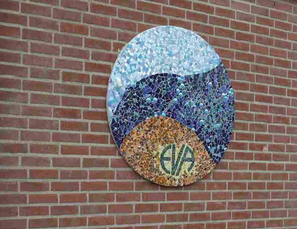 Kunstwerk bij stichting EVA