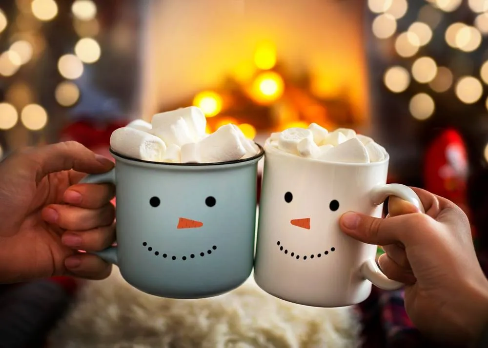 Geef een kerstpakket sfeerbeeld