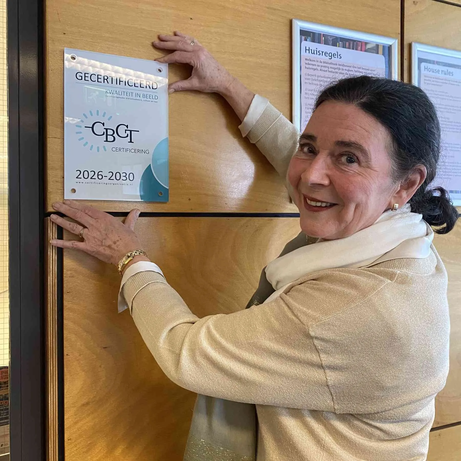 Dorine Prinsen met certificering