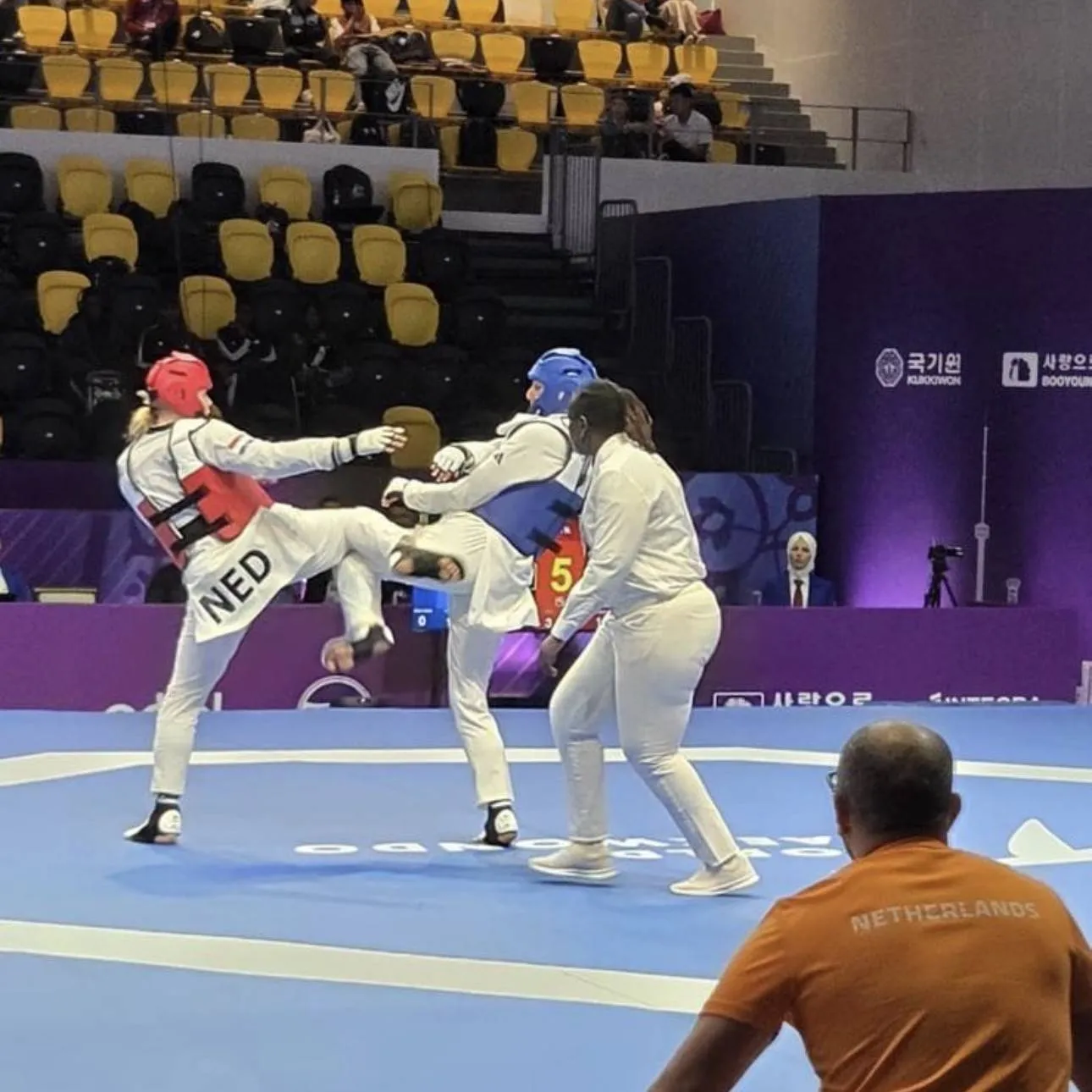 Nielle tijdens wk Tashkent