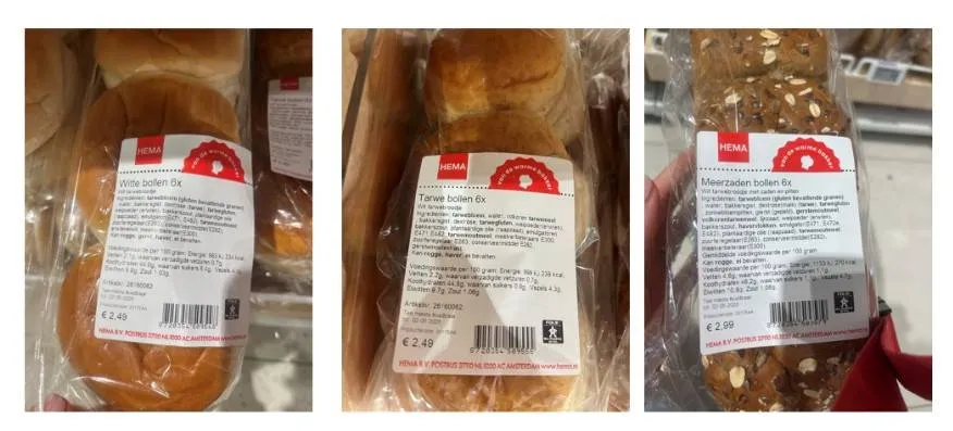 Hema-broodjes