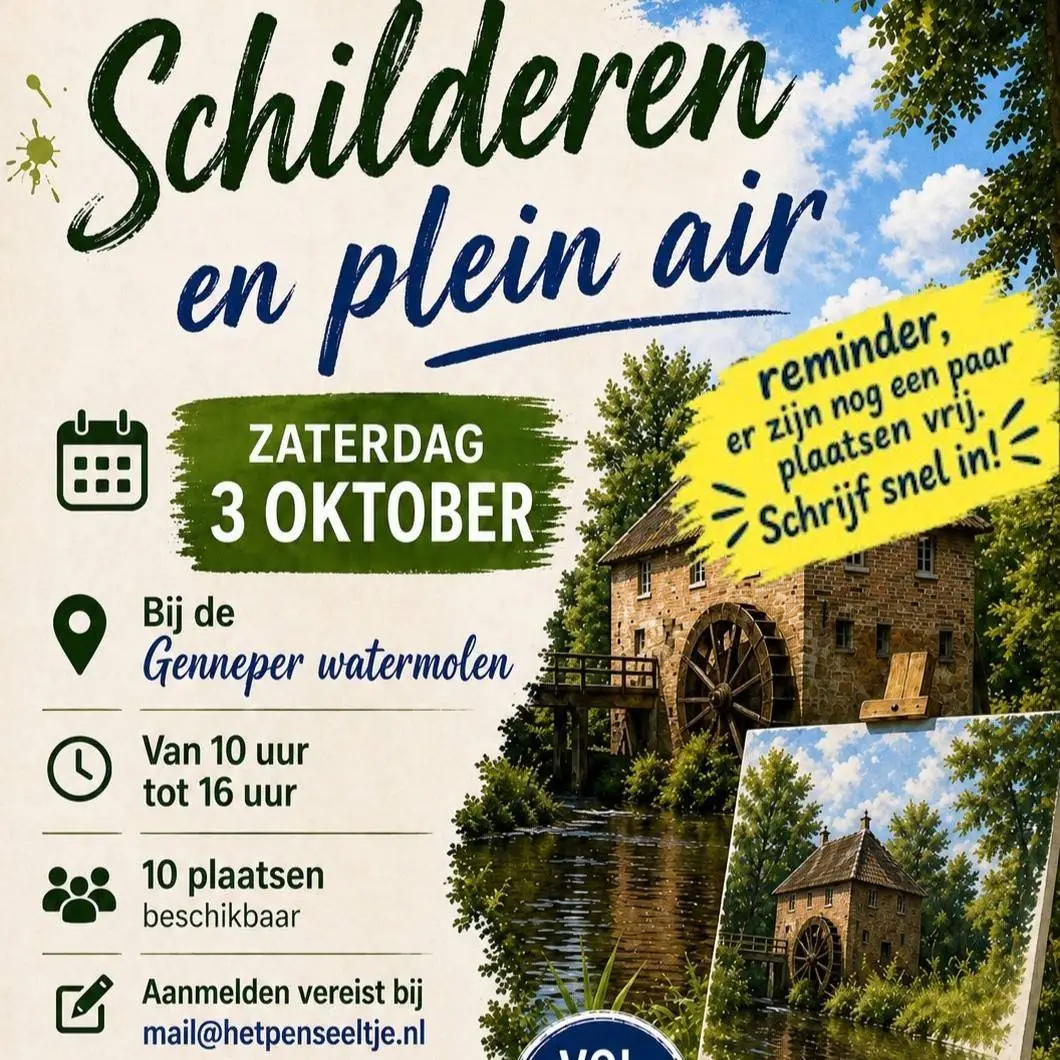 Buitenschilderen met Penseeltje