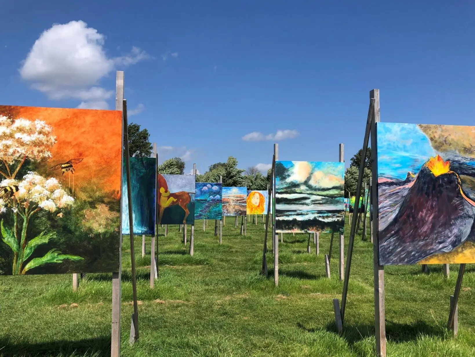 Kunst The Colorfield Performance