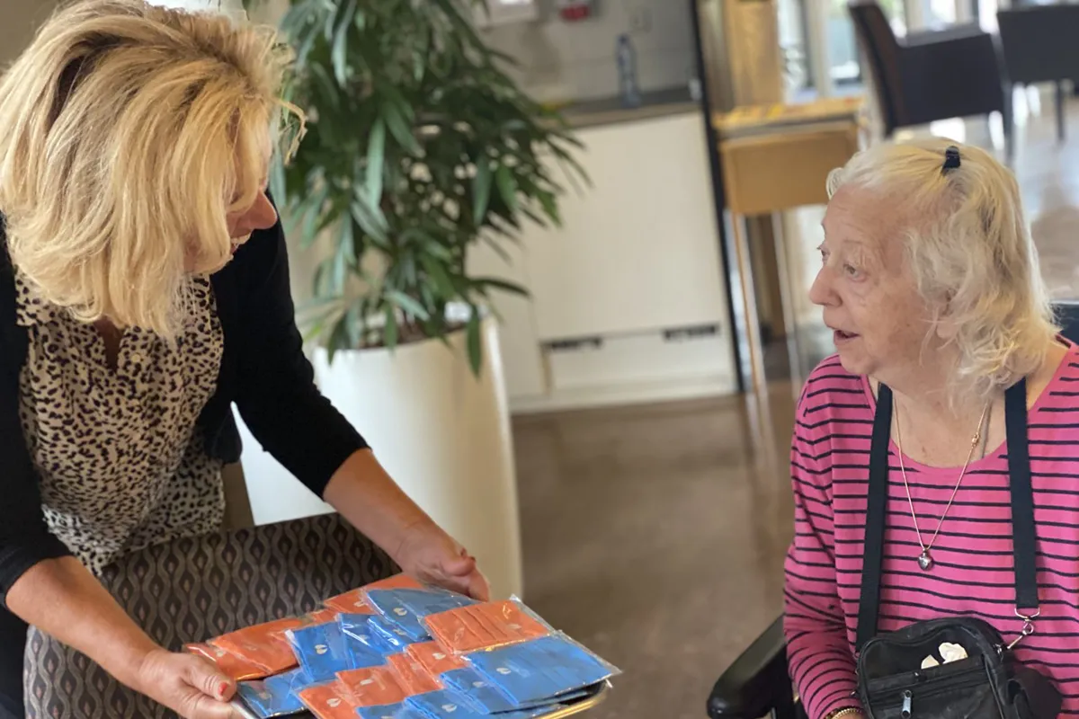 persfoto kennemerhart mondkapjes 1