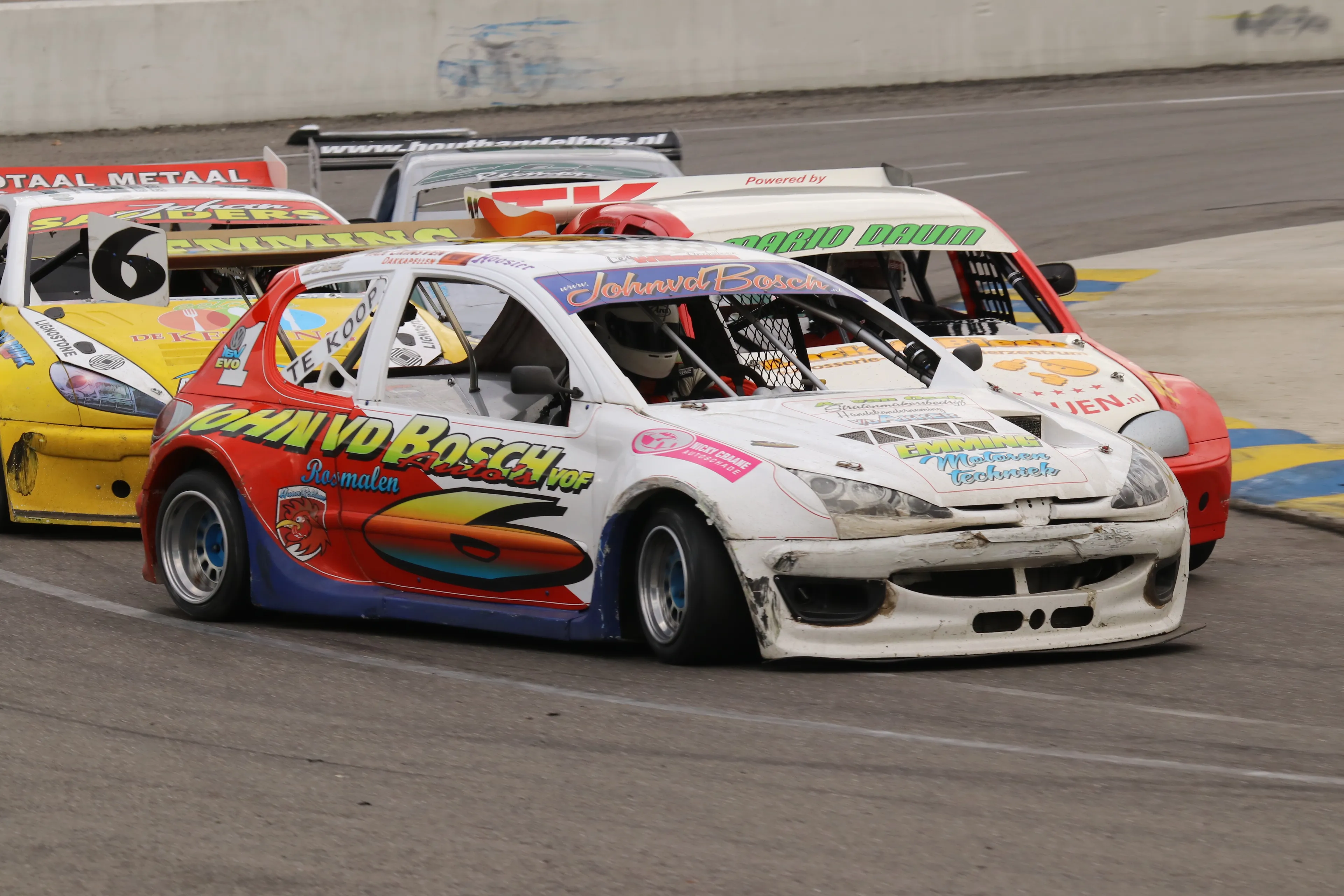 finale2017 hotrod van den bosch voorop tijdens finale
