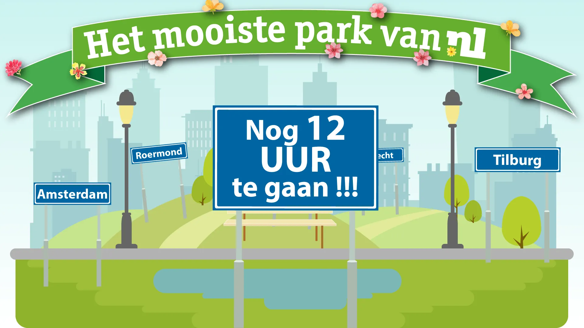 mooiste park van nederland nog 12 uur te gaan