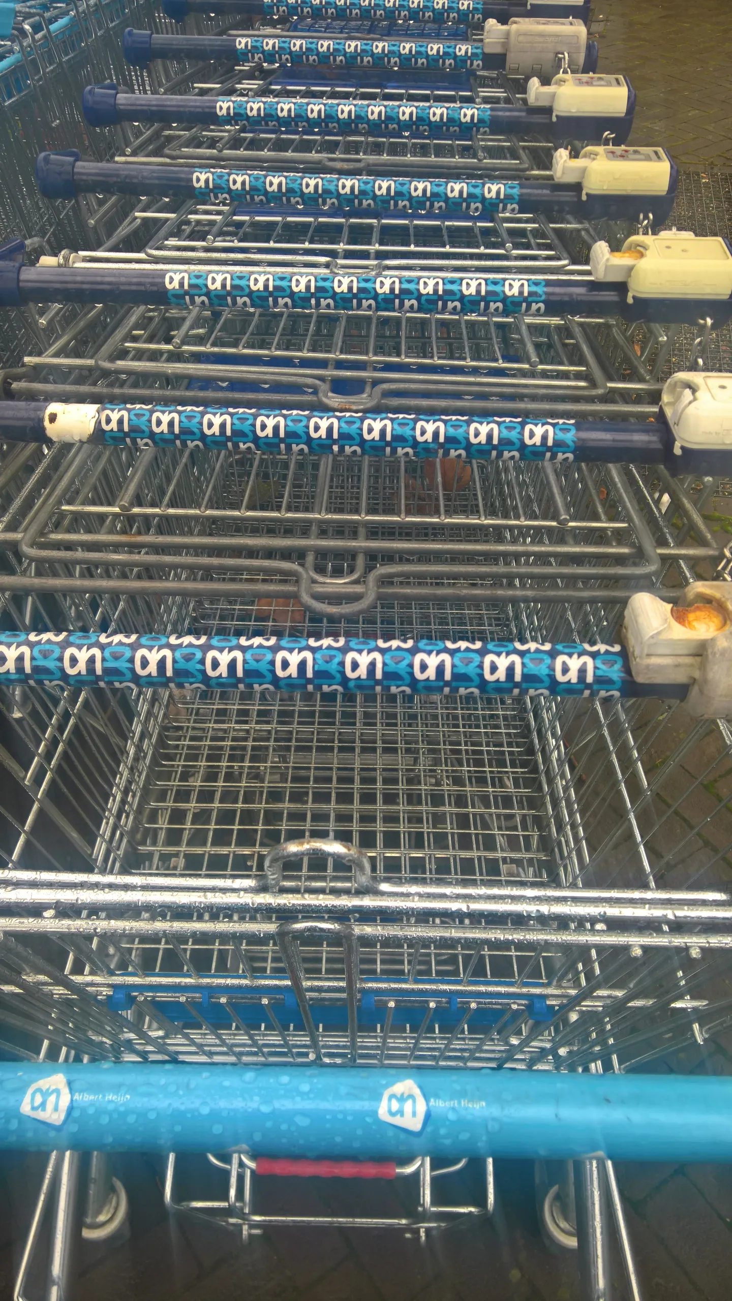 two different kinds of albert heijn shopping carts 2017