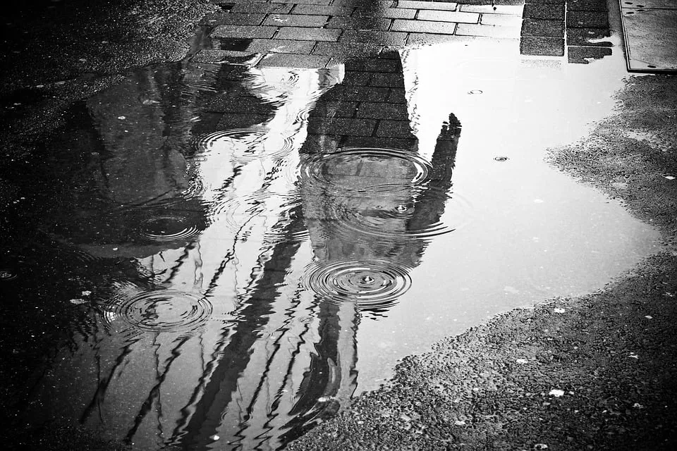 water straat blank