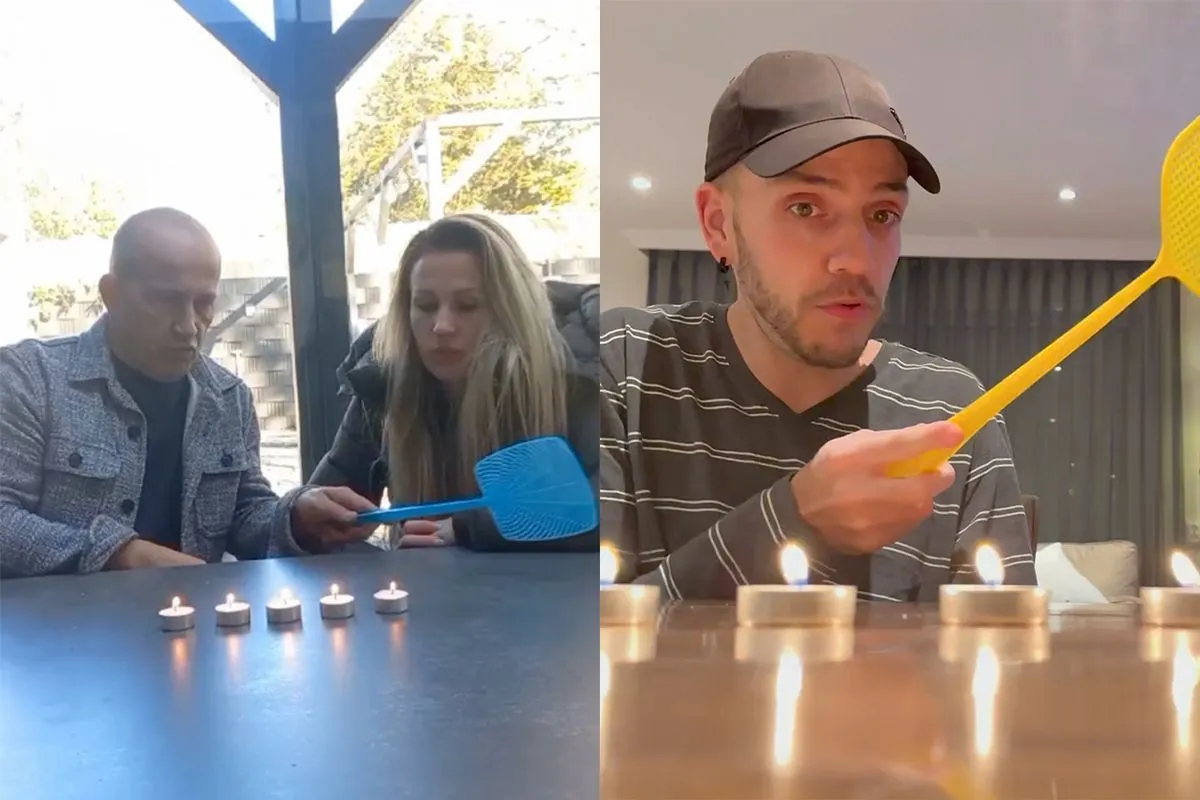 thumb vk trucje met vliegenmepper komt toch wel heel hard aan