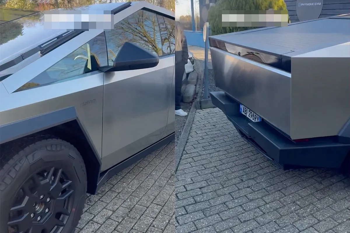 thumb vk het is kosso gelukt om kentekenplaat voor cybertruck te regelen