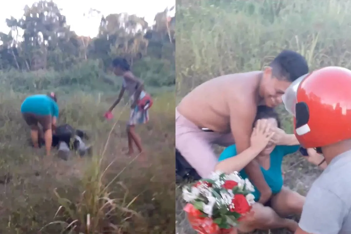 thumb vk man zet dood in scene voor huwelijksaanzoek