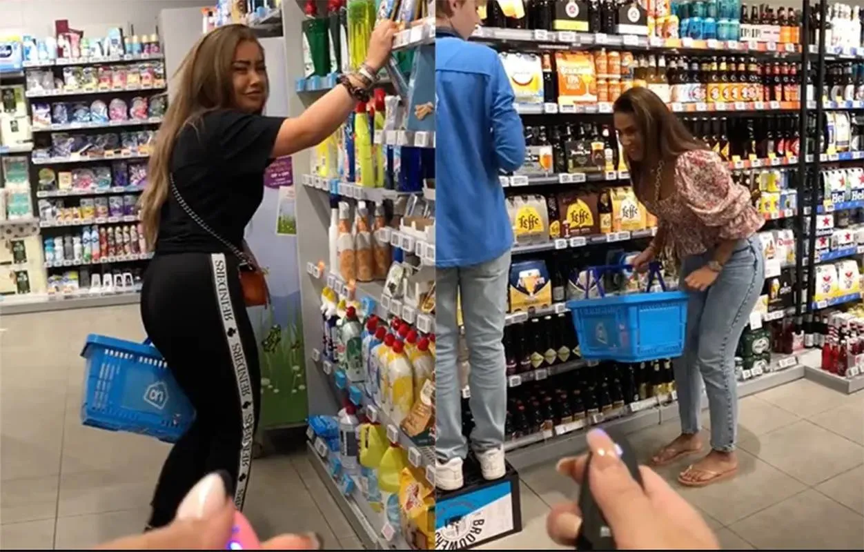 thumb viraal eitje in supermarkt