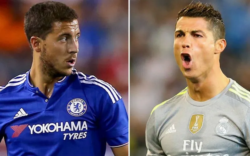 hazard and ronaldo