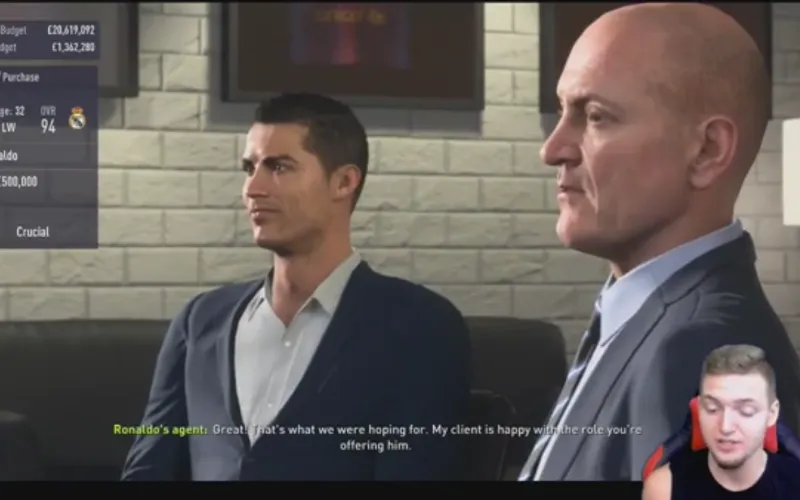 ronaldo fifa 18