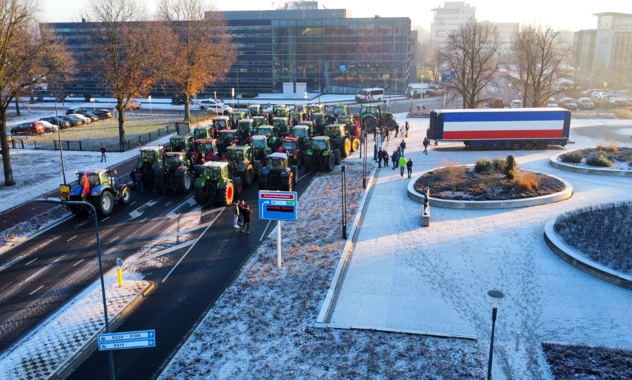 boeren protest provinciehuis den bosch 4