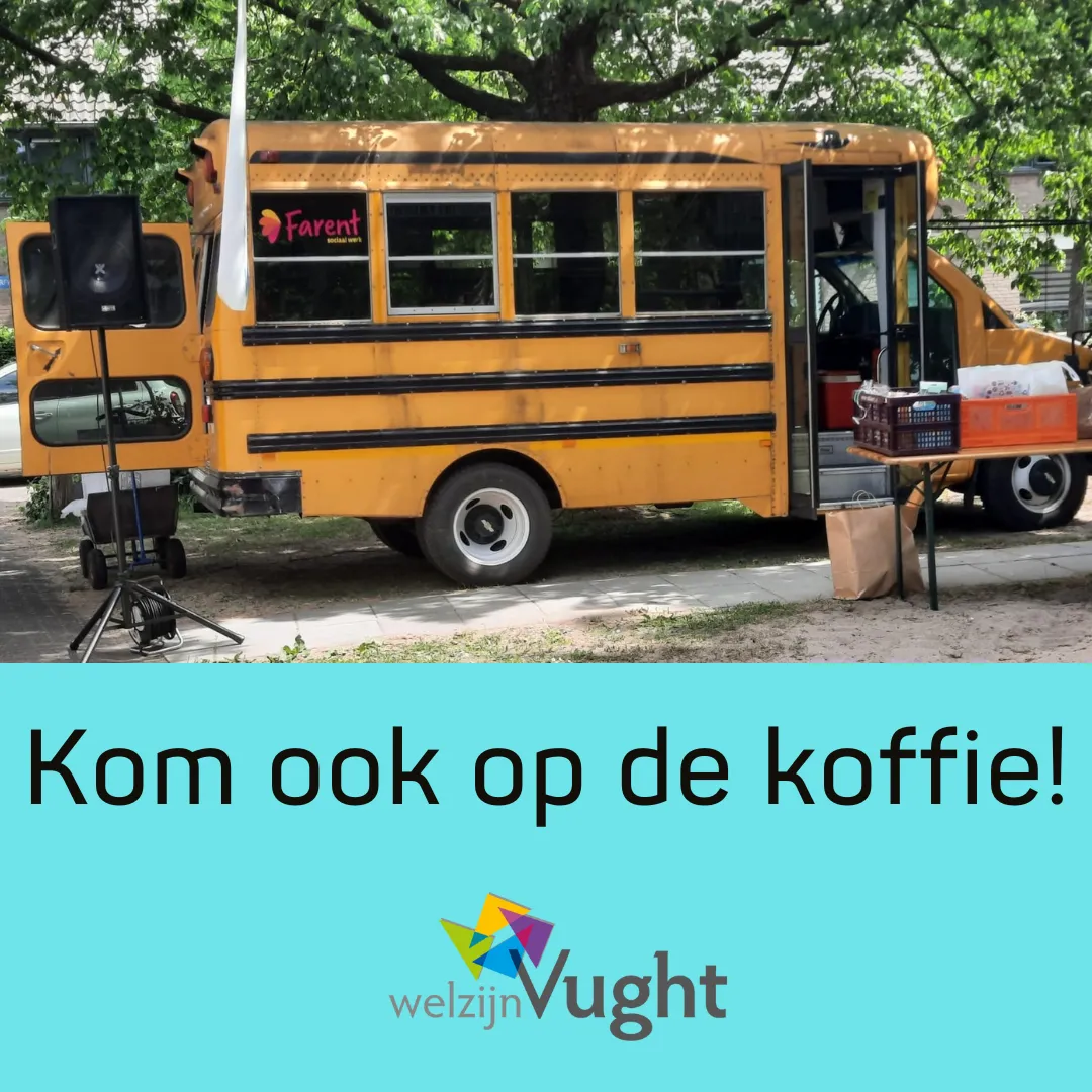 op de koffie