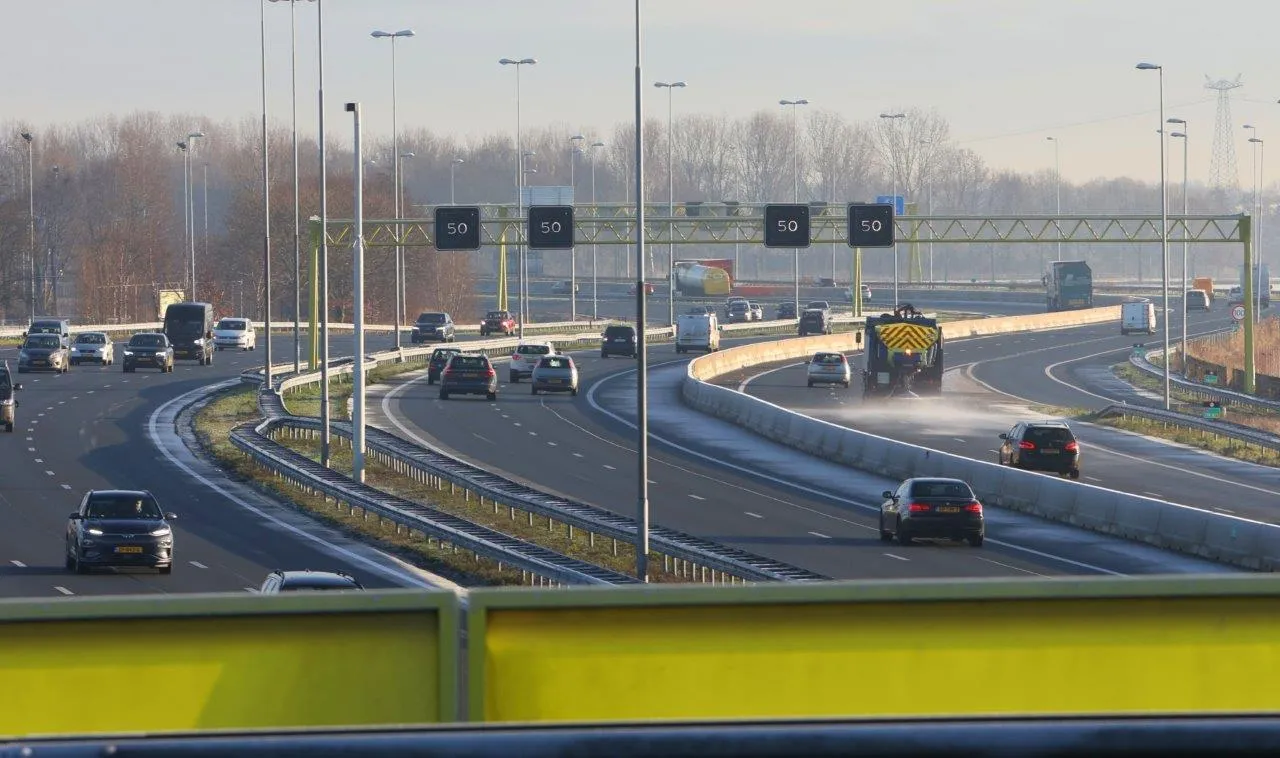 snelheidsbeperking a2 den bosch door gladheid 5