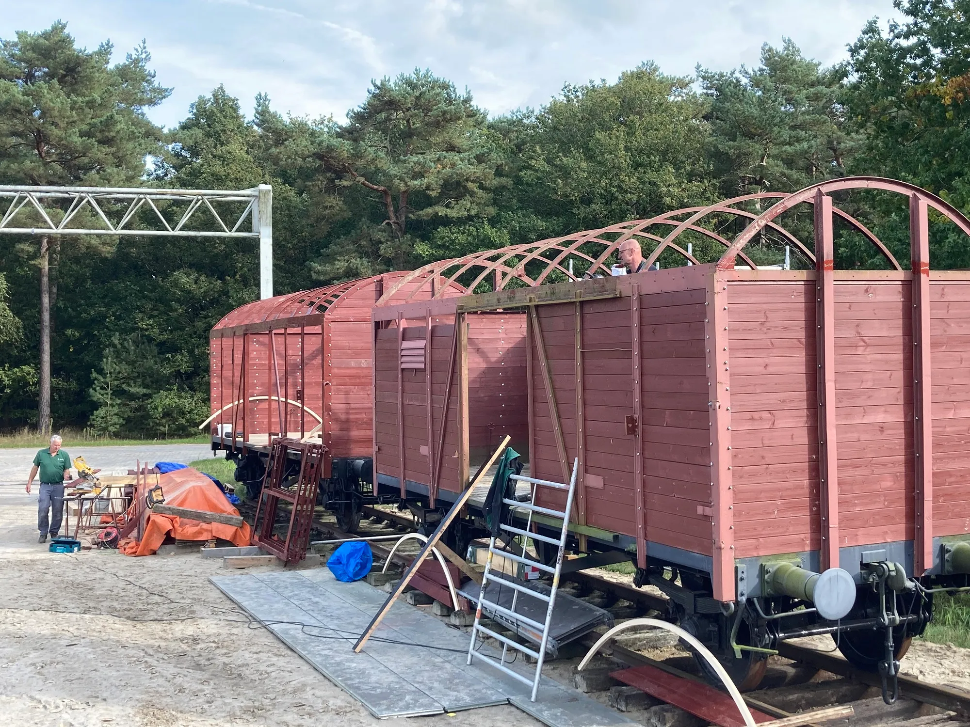 wagons in restauratie 2022 nm kamp vught