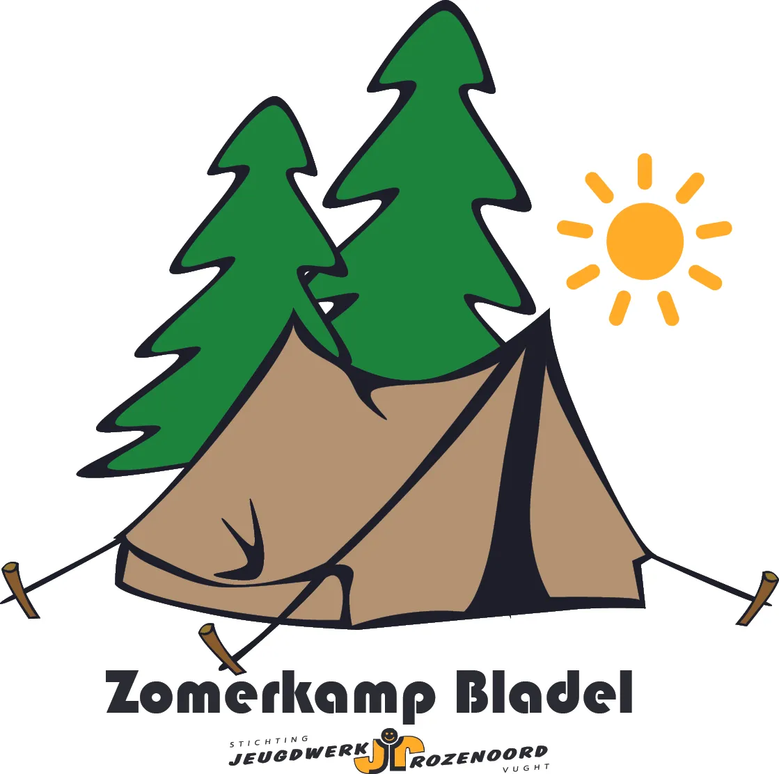 zomerkamp bladel kleur 1