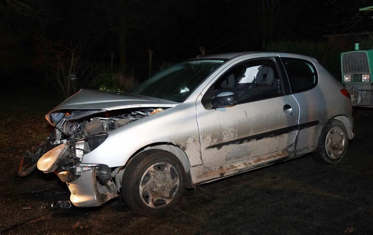 2025 02 26 meesters multi media fotos auto tegen boom groenstraat haaren2