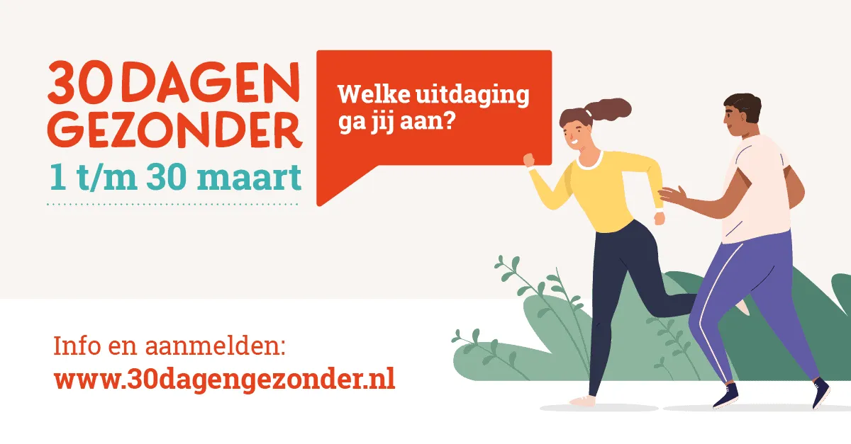 30dgn gezonder social media afbeelding