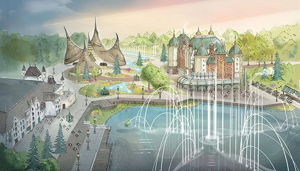 650x370 efteling grand hotel schets eiland van de vijf zintuigen