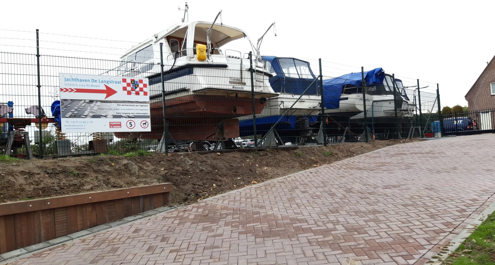 eigen ingang jachthaven de langstraat