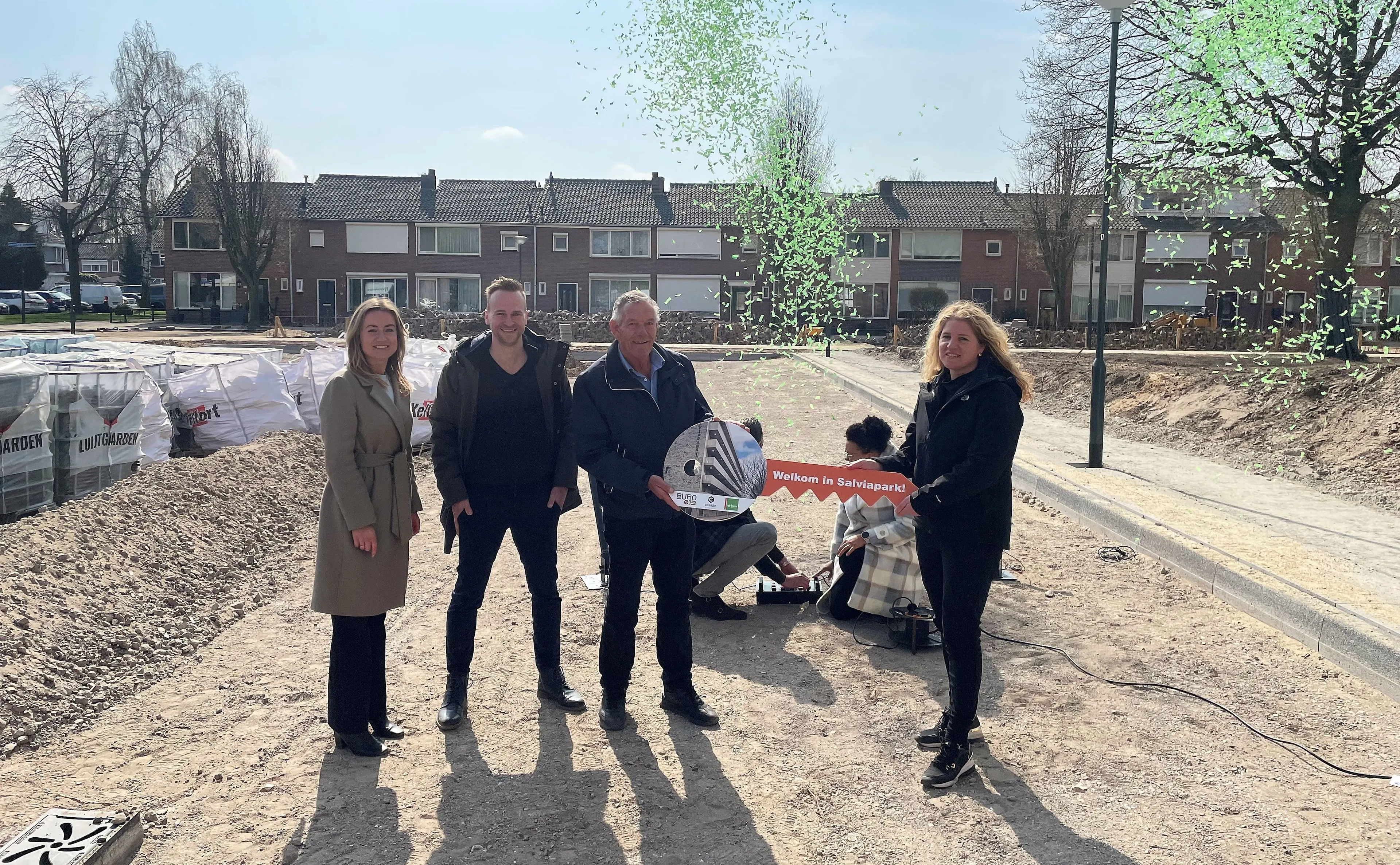 foto oplevering salviapark