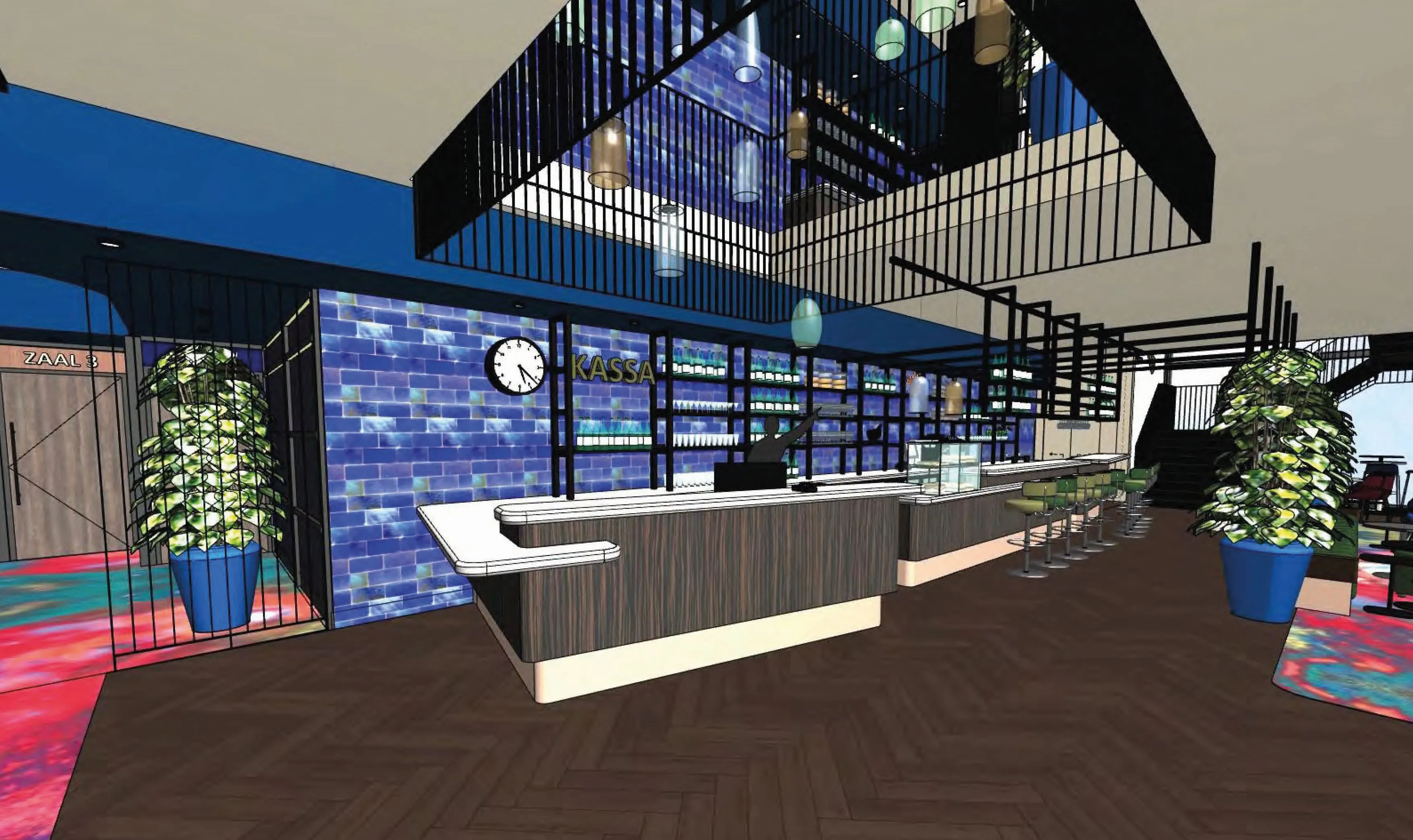 impressie van de foyer van de waalwijkse bioscoop1