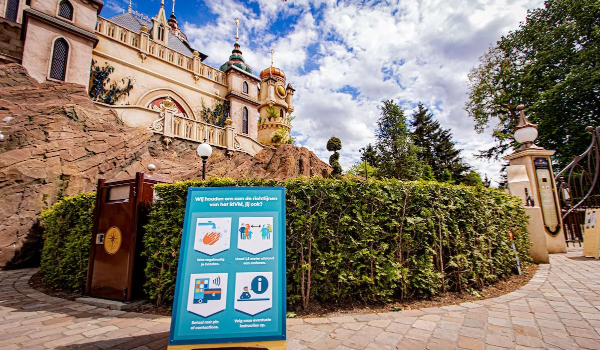 informatiebord bij symbolica efteling 2020