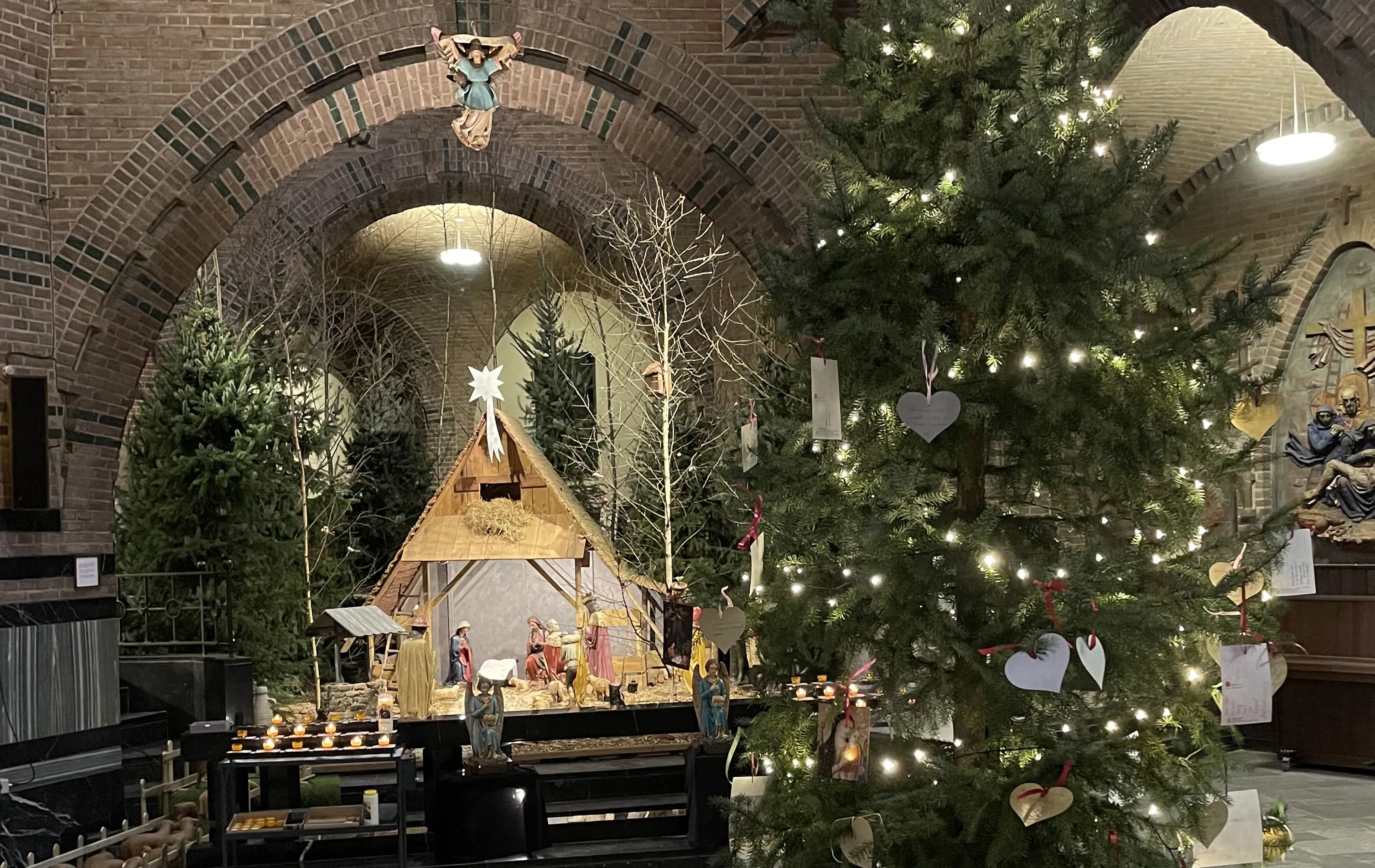 kerststal met gebedsboom sint jan