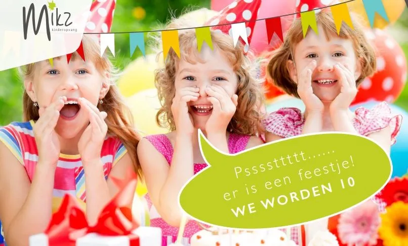 mikz 10 jaar uitnodiging