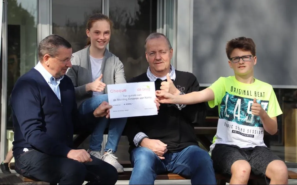 overhandiging cheque