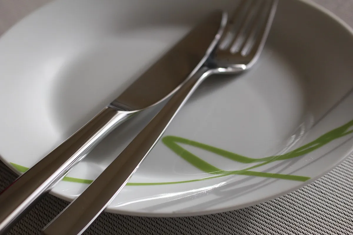 plate cutlery knife fork cover 757495