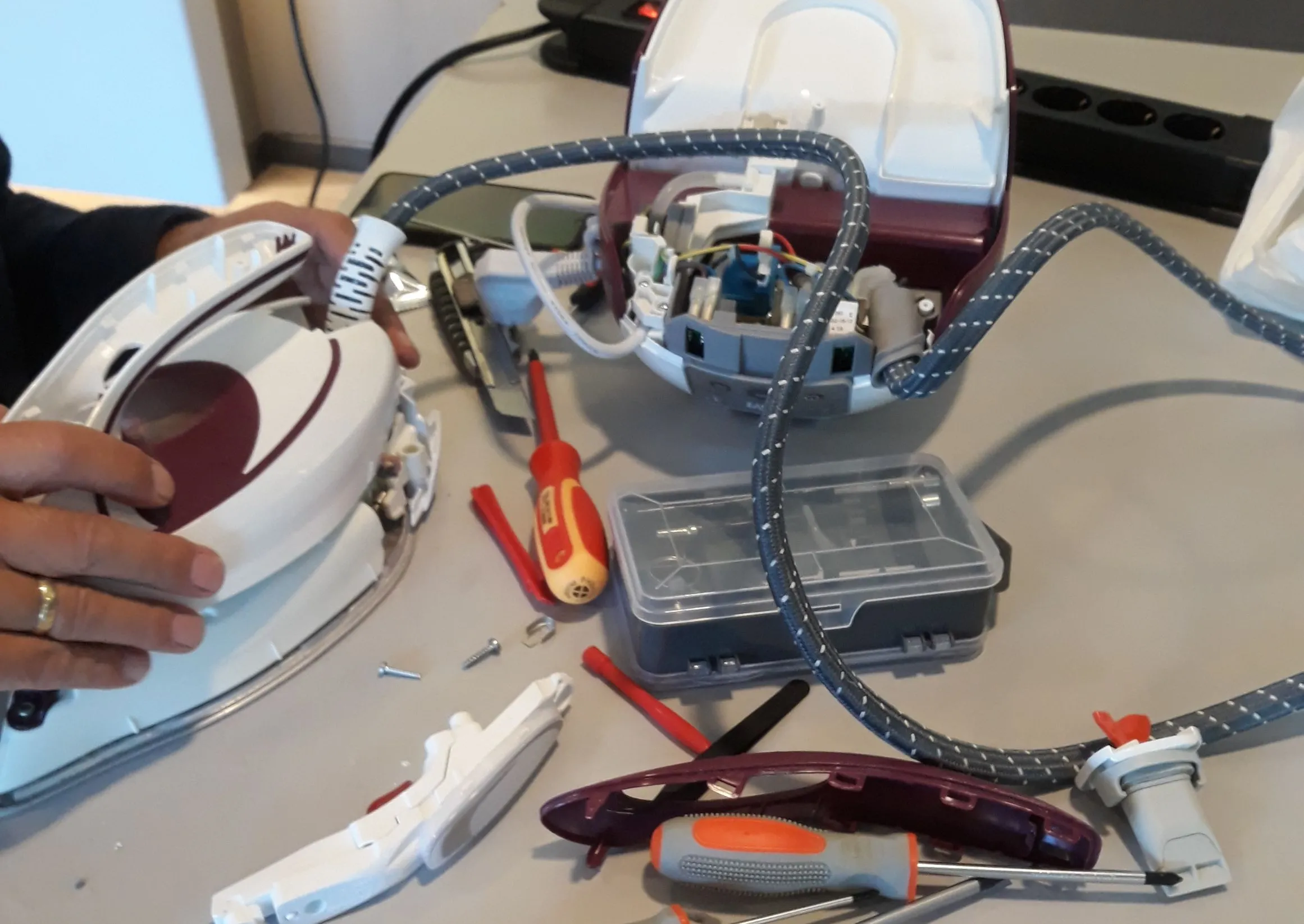 reparatie stoomstrijkijzer