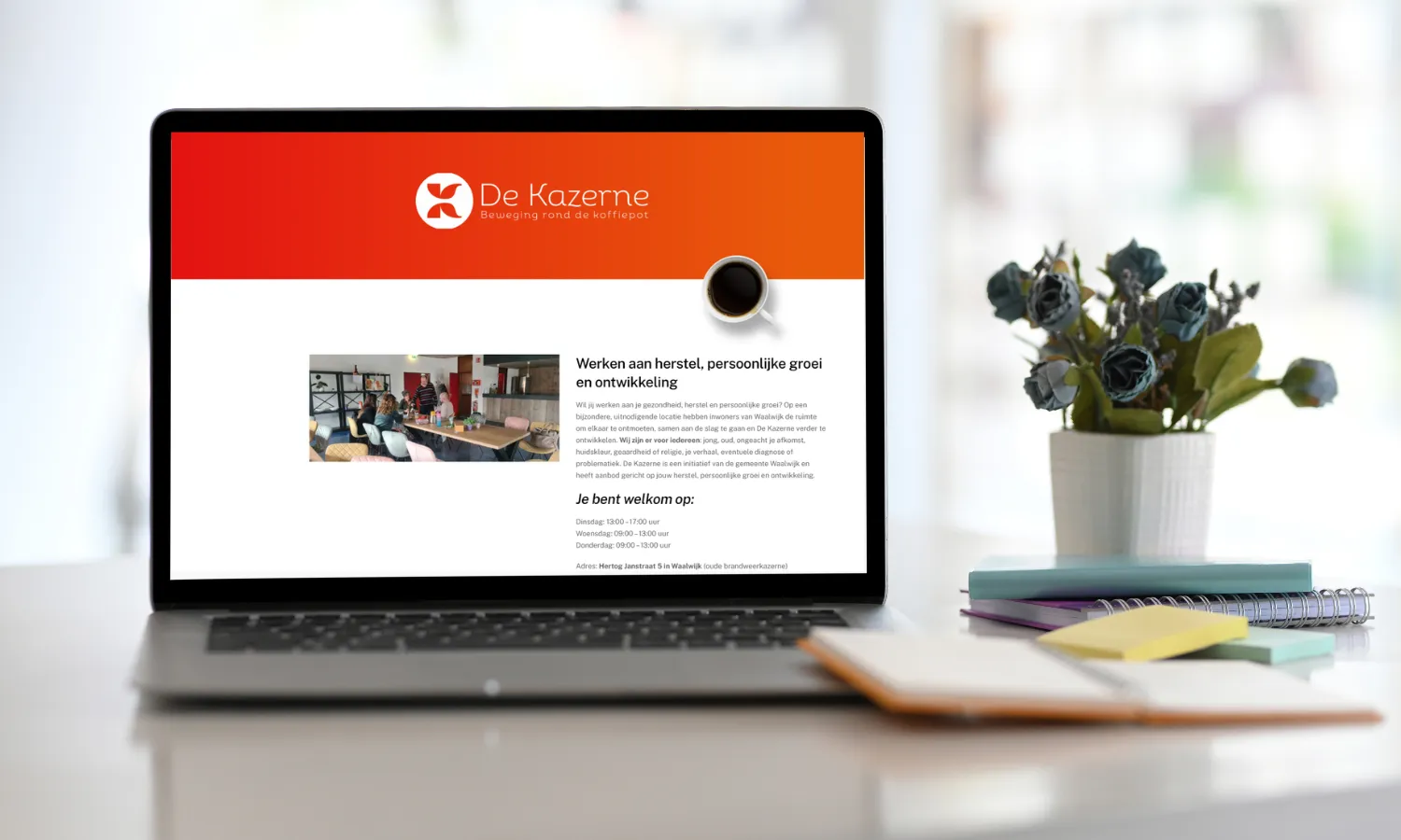 website de kazerne is online