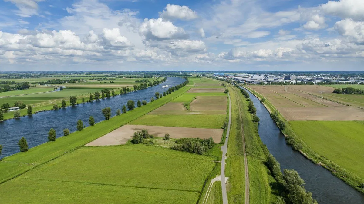 nulsituatie cu stroomopwaarts cpulles en pulles rechtenvrij voor rws lr