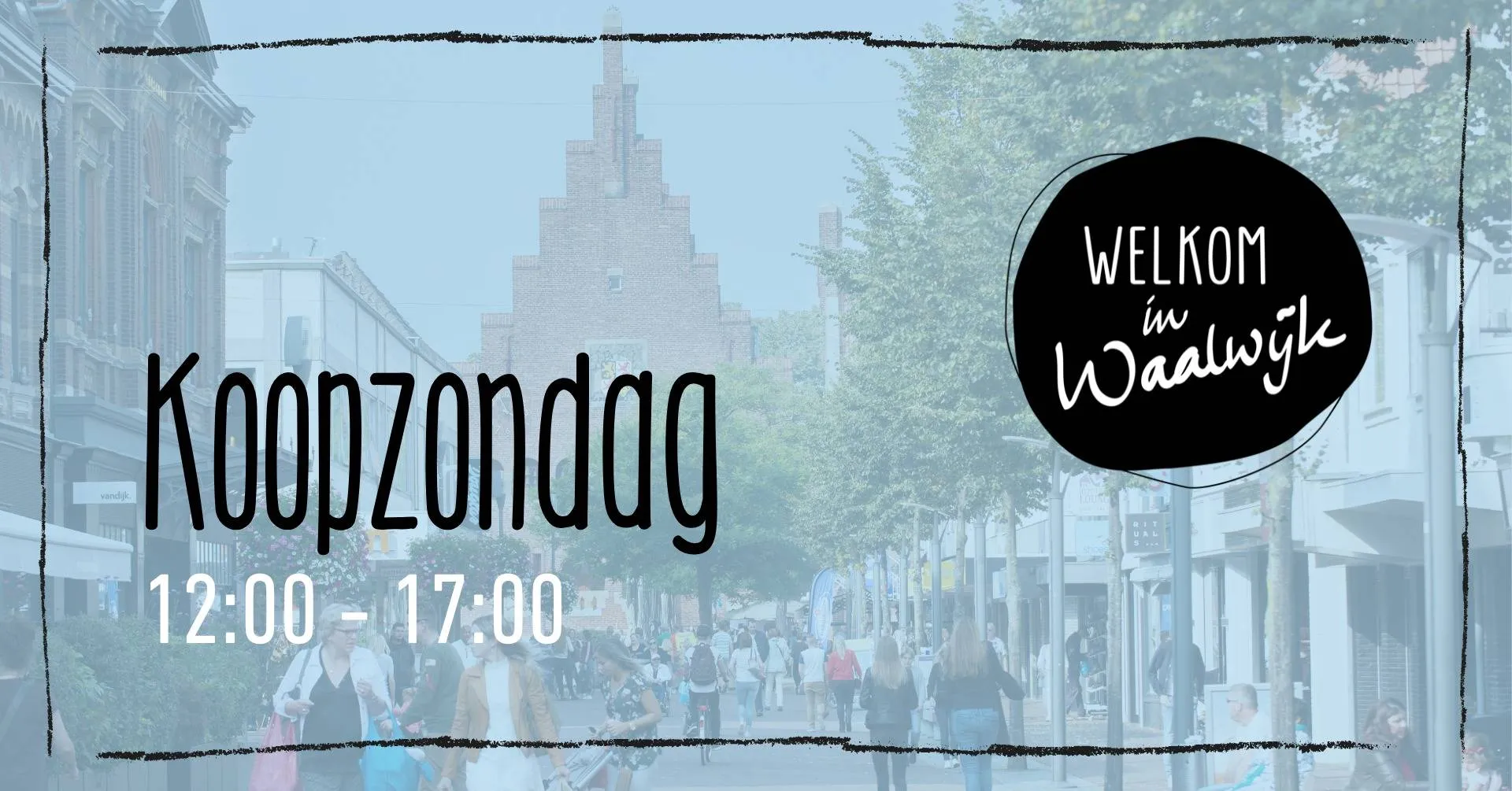 Koopzondag in Waalwijk