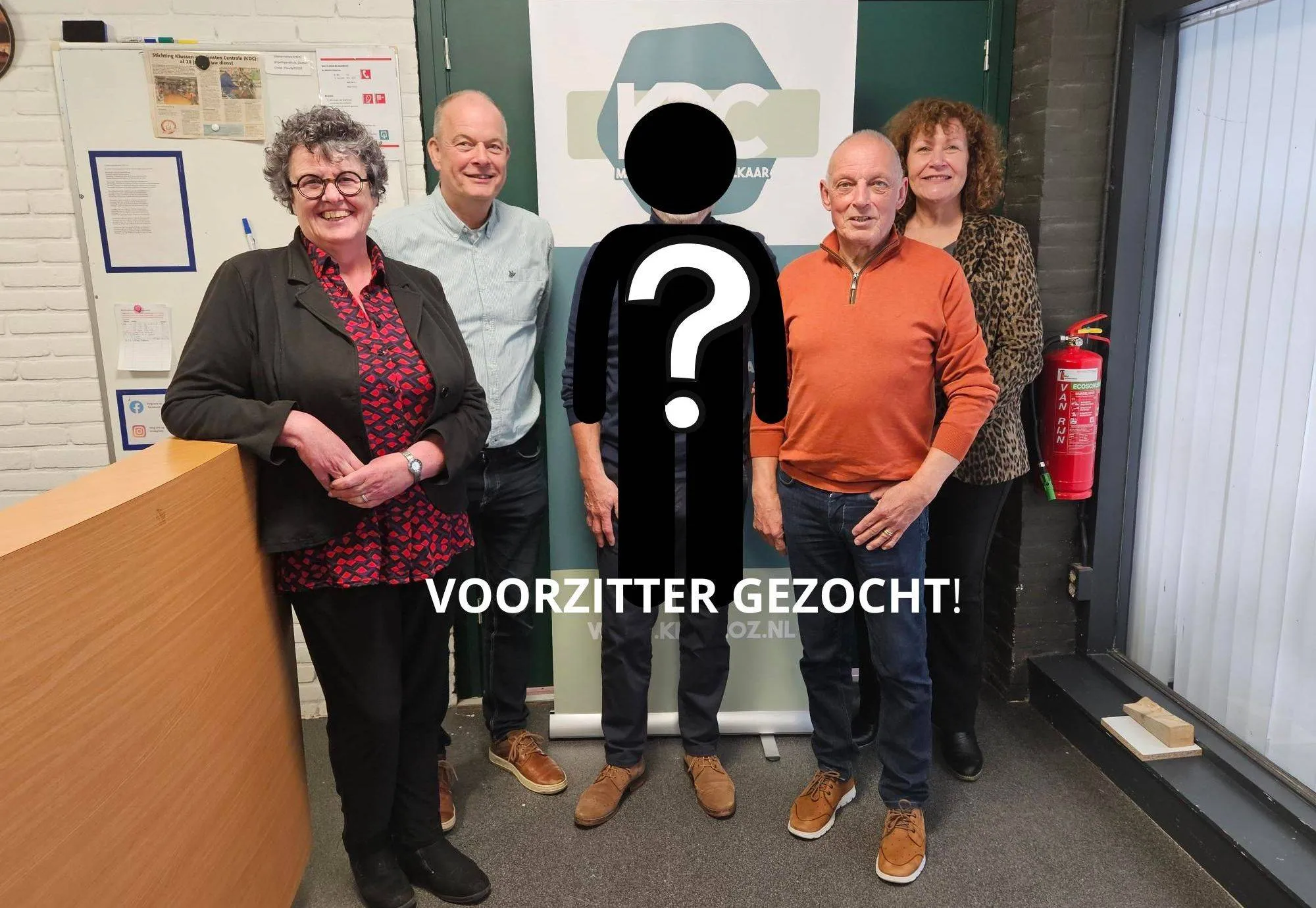 VOORZITTER GEZOCHT!