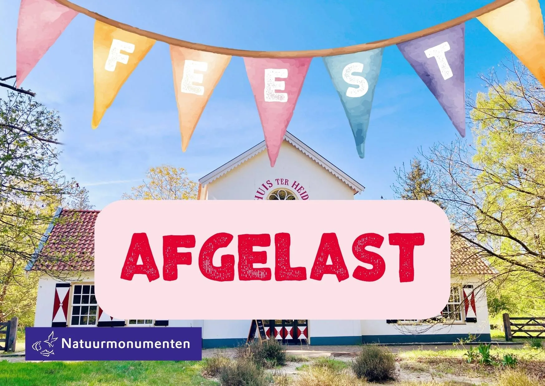Natuurfeest afgelast