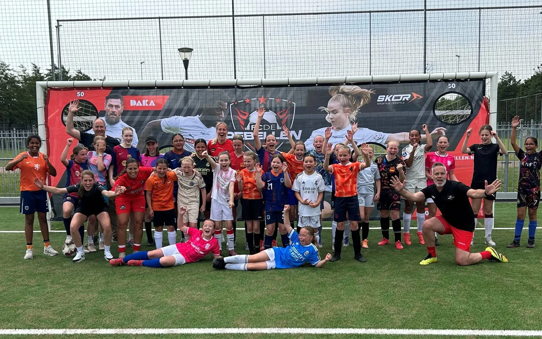 Voetbal Clinins SVO de gaard a