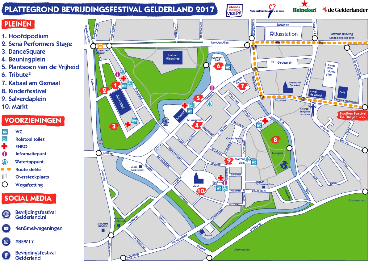 bevrijdingsfestival plattegrond