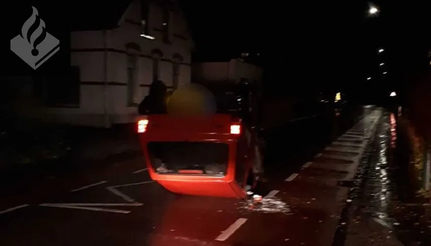 dronken over de kop