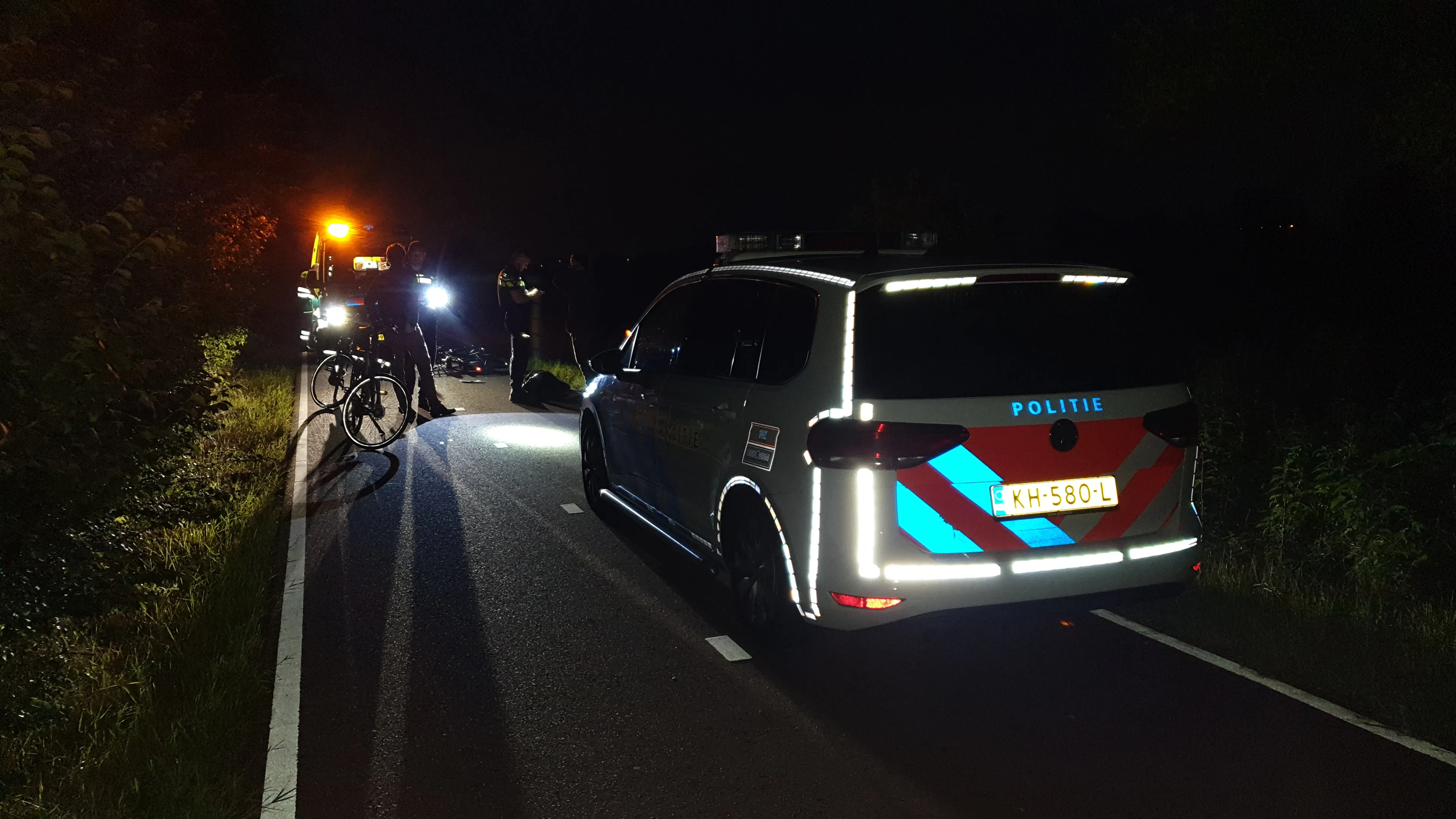 fietsers vechten