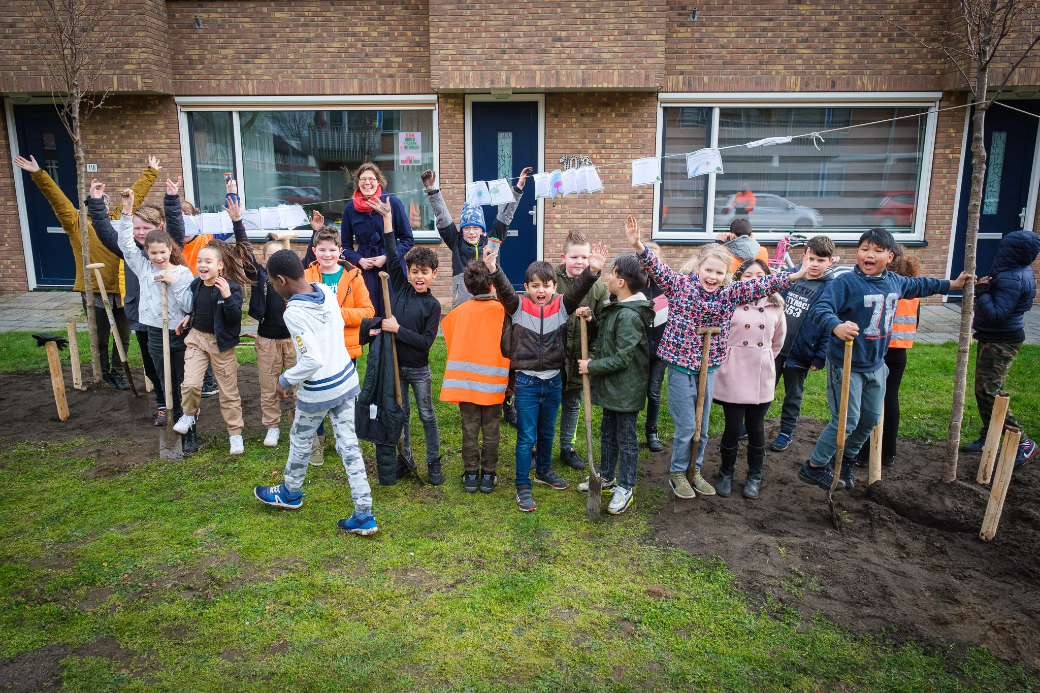 foto boomplantdag onder vermelding van fotograaf guy ackermans