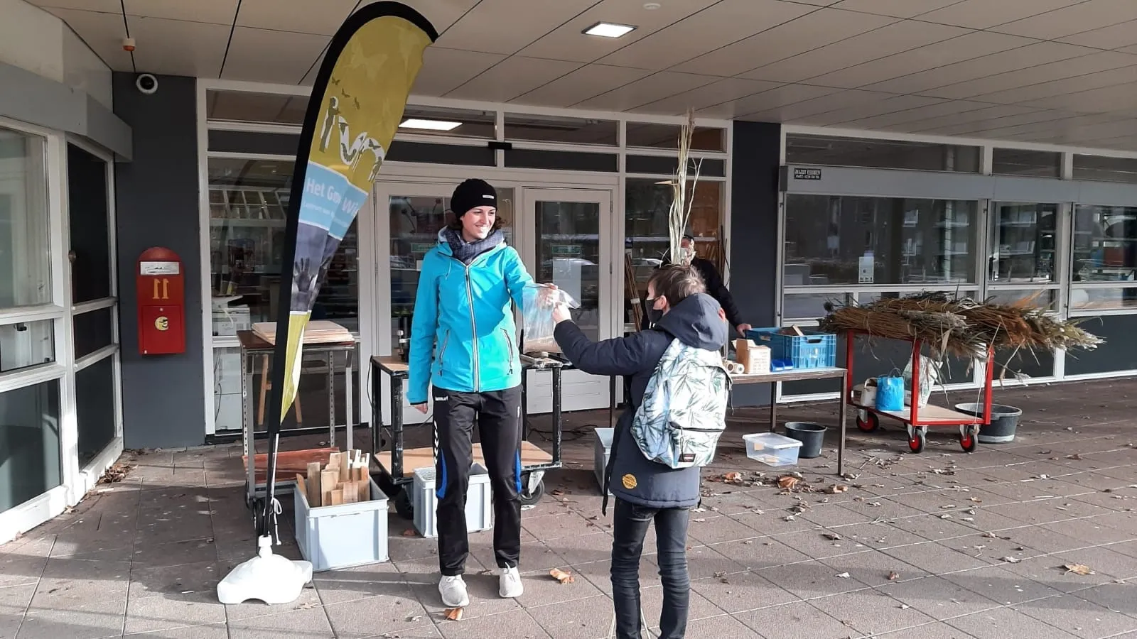 groene wiel materialen uitgifte bij pantarijn
