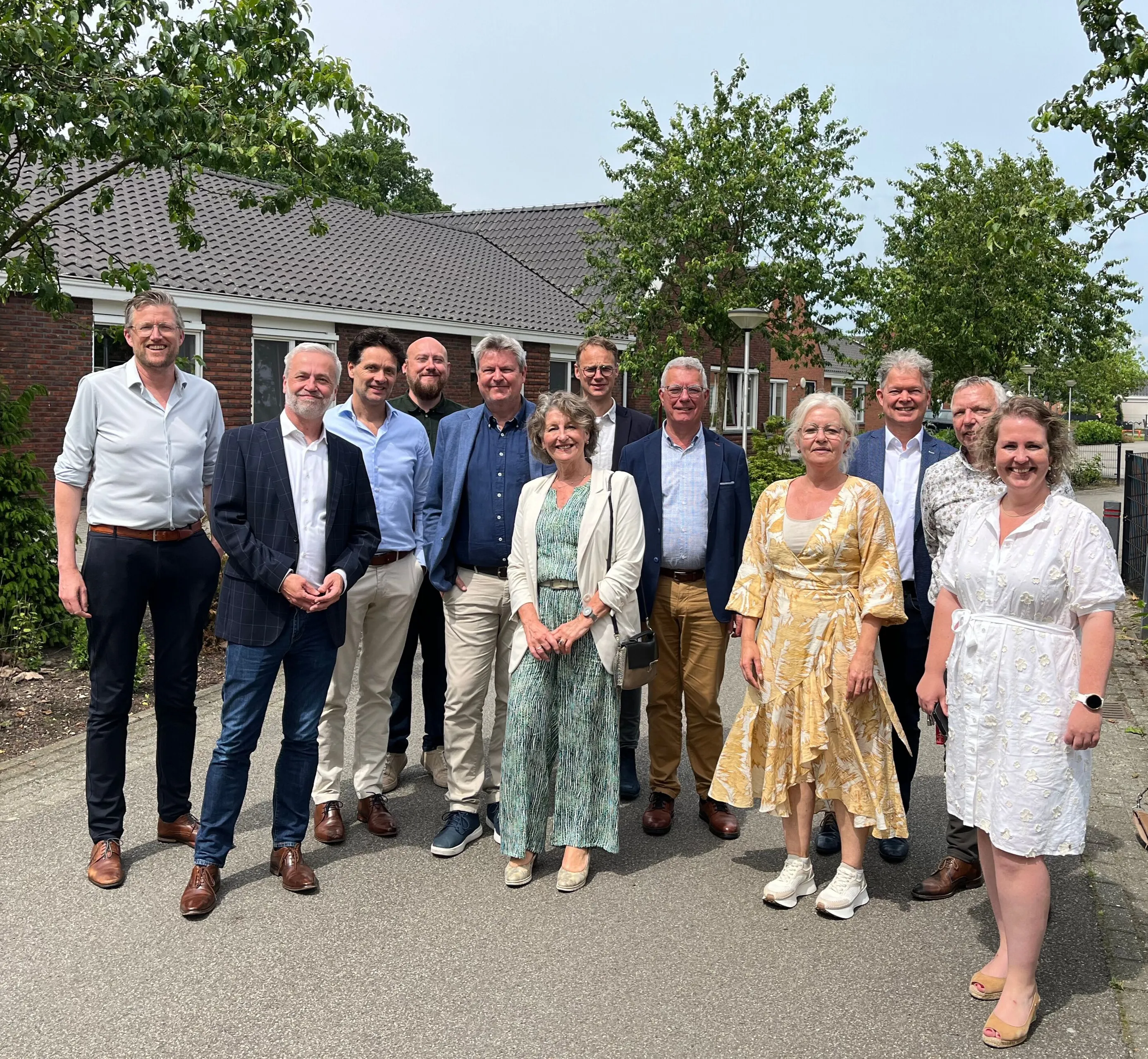 groepsfoto werkbezoek