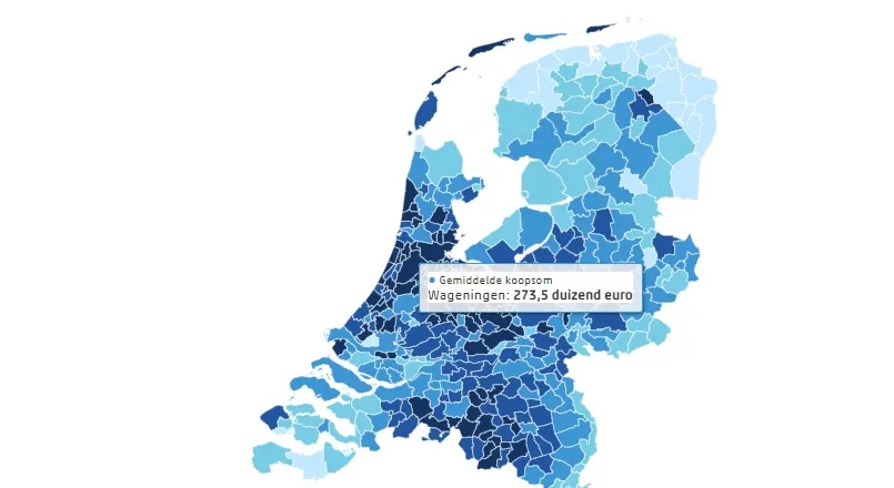 huizenprijs wageningen